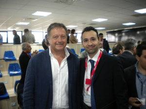 Il Prof. Dott. Antonio Pacilio con il Dott. Alfonso De Nicola al convegno della SSC Napoli