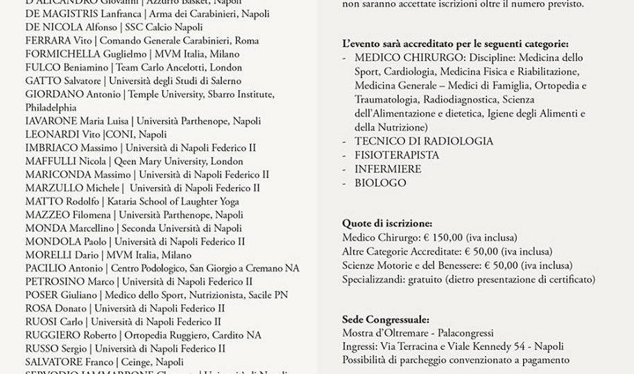 congresso medicina dello sport. Prof. Michele Marzullo2