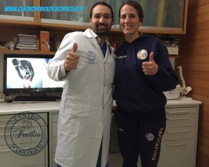 Il Prof. Dr. Antonio Pacilio e la campionessa di Basket Chiara Pastore, punto cardine della Nazionale Italiana di Basket