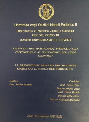 tesi di laurea piede diabetico