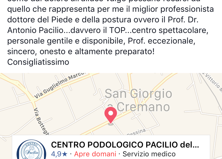 recensione centro podologico napoli