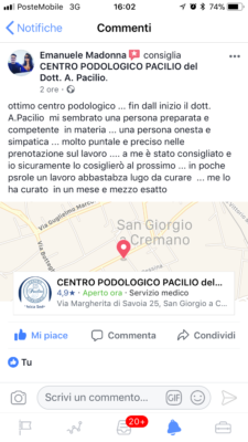 recensione podologo napoli prof. Pacilio